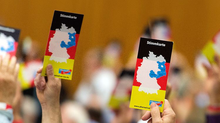 Landesparteitag der AfD Baden-Württemberg: Der Rückenwind aus Sachsen, Brandenburg und Thüringen schwächt sich ab.