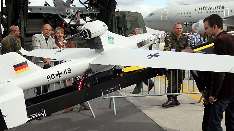 Eine Drohne der Bundeswehr vom Typ "Luna".