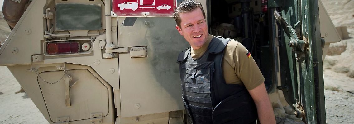 Guttenberg am "Außenposten Nord"