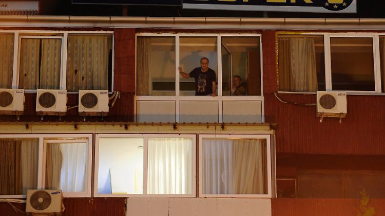 Das Hotel in Skopje darf niemand verlassen.
