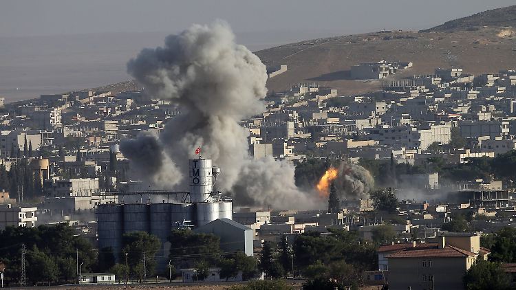 Die IS-Kämpfer kontrollieren mittlerweile 40 Prozent von Kobane.