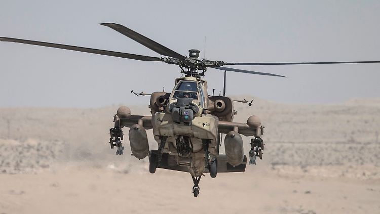 Auch das israelische Militär verfügt über "Apache"-Kampfhubschrauber, die als äußerst effektiv bezeichnet werden.