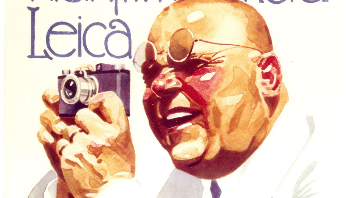 Leica Anzeigenmotiv von Ludwig Hohlwein, 1926 (erschienen in »Die Reklame«, Berlin 1926).jpg