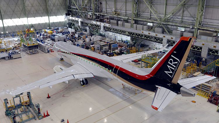 MRJ-Flugzeug.