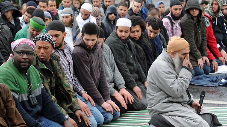 Salafisten-Kundgebung in Bonn.