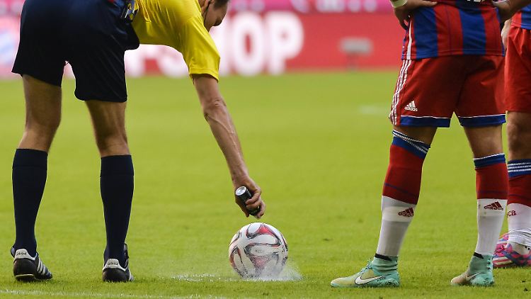 Bastian Dankert gehörte die Ehre des ersten Einschäumens in der Bundesliga-Geschichte.