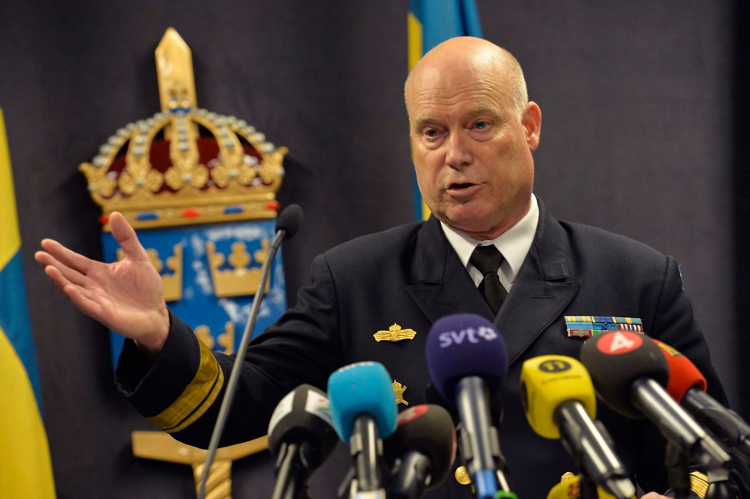 Sollte noch irgendjemand Zweifel hegen - Anders Grenstad, Konteradmiral der schwedischen Marine, räumt sie aus. 