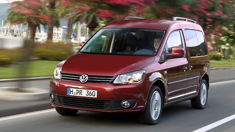Nachzügler: Der Caddy wurde als letztes Mitglied der Golf-Familie auf das neue Gesicht umgestellt.