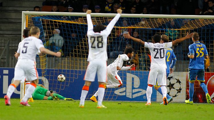 Der Brasilianer Luiz Adriano erzielte fünf von sieben Donezk-Toren in Borissow.