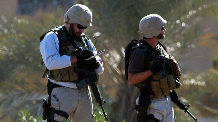 Blackwater-Söldner im Irak: Der privaten Sicherheitsfirma wurden nach dem Vorfall auf dem Nussir-Platz alle Verträge der US-Regierung entzogen. 