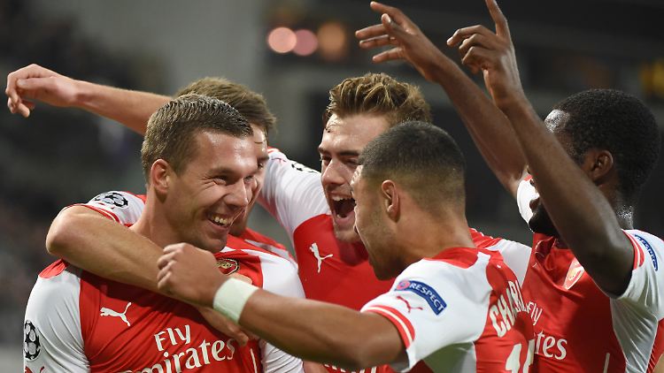 Alle lieben Poldi - nur Arsene Wenger zeigte zuletzt wenig Zuneigung.