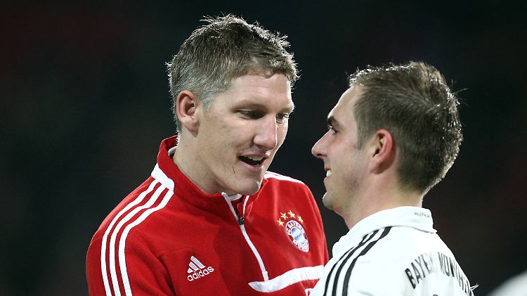 Bastian Schweinsteiger und Philipp Lahm spielen seit der Saison 2005/2006 gemeinsam für die Bayern.