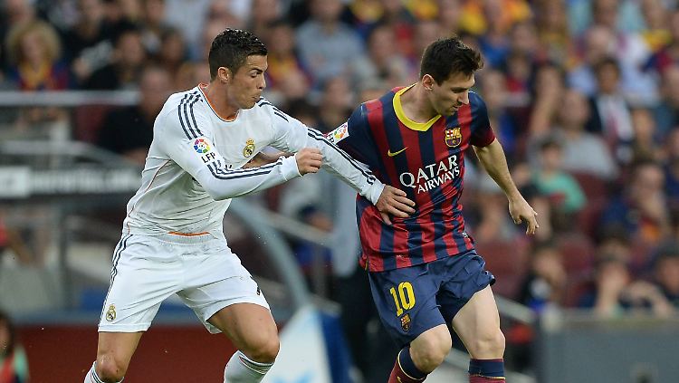 Auf dieses Duell schaut die ganze Fußball-Welt: Ronaldo gegen Messi.