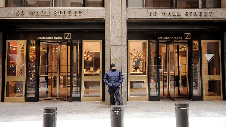 Filiale der Deutsche Bank in New York.
