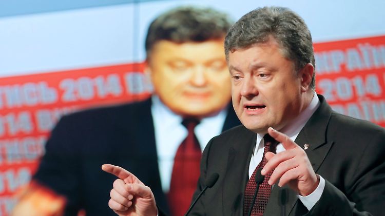 Gleichauf mit Jazenjuk: Petro Poroschenko.