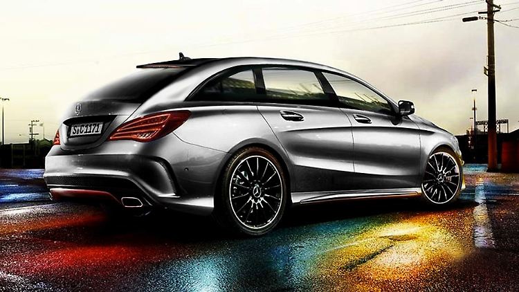 So könnte der Mercedes-Benz CLA Shooting Brake aussehen.