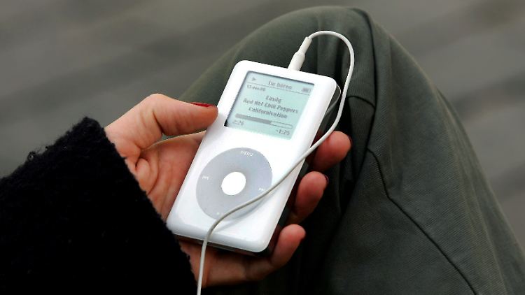 Die Kapazität des iPod betrug bis zu 160 Gigabyte.