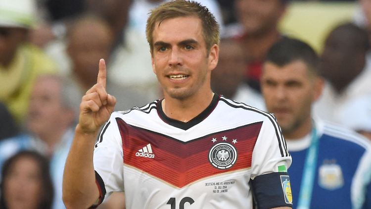2014 war Philipp Lahm der Anführer - außer im Finale, da übernahm Bastian Schweinsteiger.