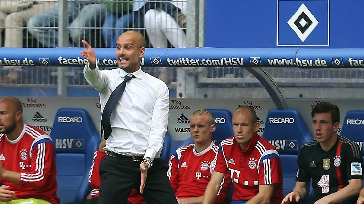 Beim letzten Auftritt beim HSV gab es keine Tore - aber viel zu wirbeln für Josep Guardiola.
