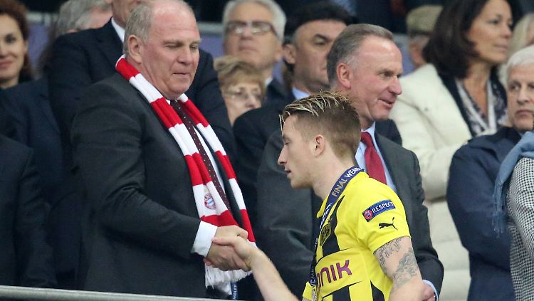 Sportlich scheint Hoeneß Marco Reus durchaus hoch zu schätzen.