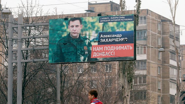 Alexander Sachartschenko, Chef der Separatisten.