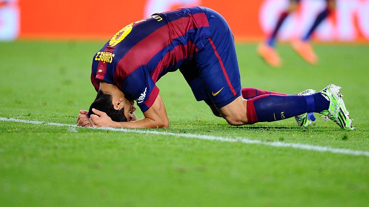 Luis Suárez kann die Niederlage nicht fassen.