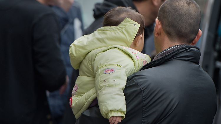 In der Hessischen Erstaufnahmeeinrichtung für Flüchtlinge (HEAE) in Gießen.