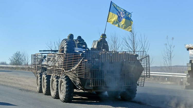 Checkpoint bei Slaviansk.