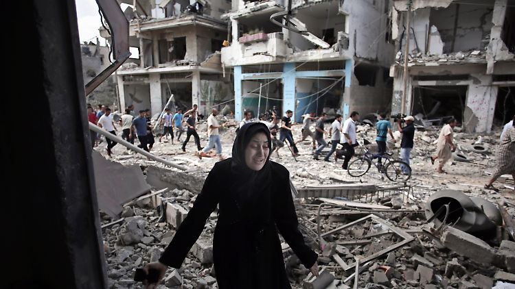 Szene aus Gaza-Stadt