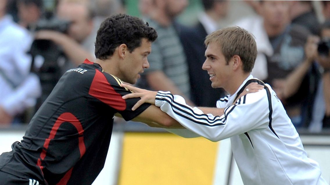 Der Machtkampf hat ein Ende: Lahm bleibt hinter Ballack der Vize-Kapitän.