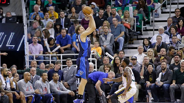 In Utah galt: Dirk Nowitzki kam, sah und siegte.