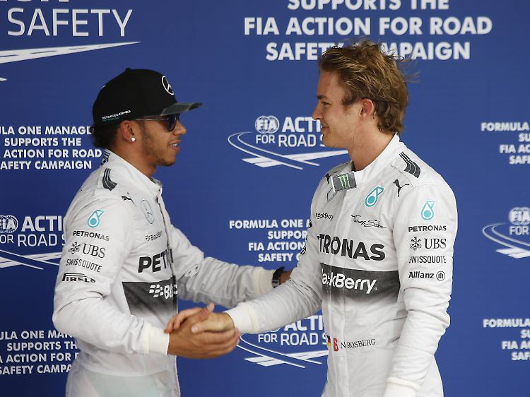Rosberg kommt jetzt auf zehn Pole Positions. Das Problem: Teamkollege Lewis Hamilton kommt auf zehn Saisonsiege und ist WM-Spitzenreiter.