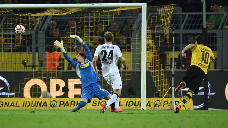 Vorbei, schon wieder: Henrikh Mkhitaryan blieb in der Bundesliga-Hinrunde ohne Scorerpunkt.