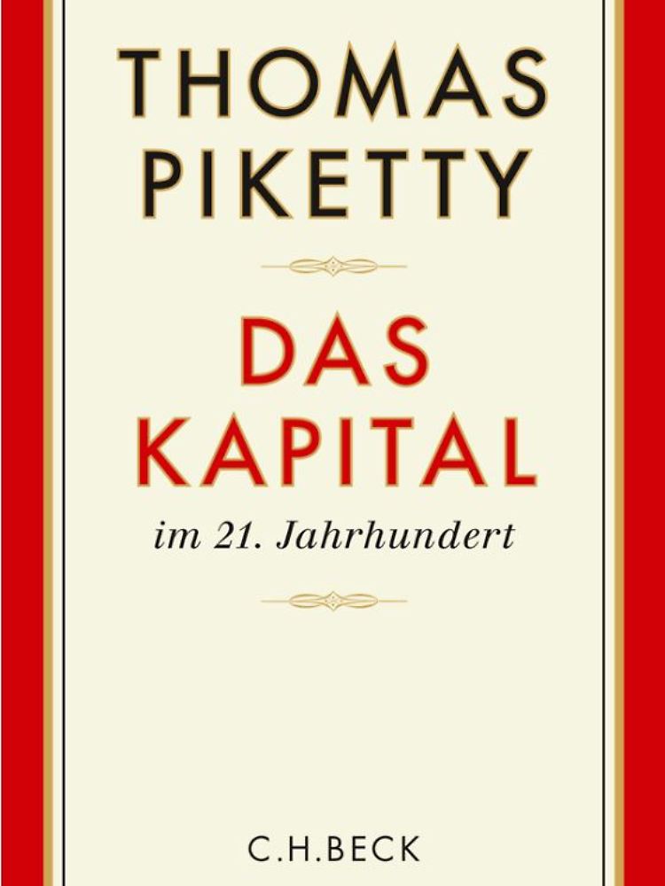 "Das Kapital im 21. Jahrhundert" ist seit Kurzem auf Deutsch erhältlich. Die mehreren hundert Seiten Wirtschaftsliteratur führten in den USA wochenlang Bestsellerlisten an und belebten international die Debatte um Wohlstandsverteilung neu. Das Buch ist für 29,95 Euro beim Verlag C.H. Beck erhältlich.