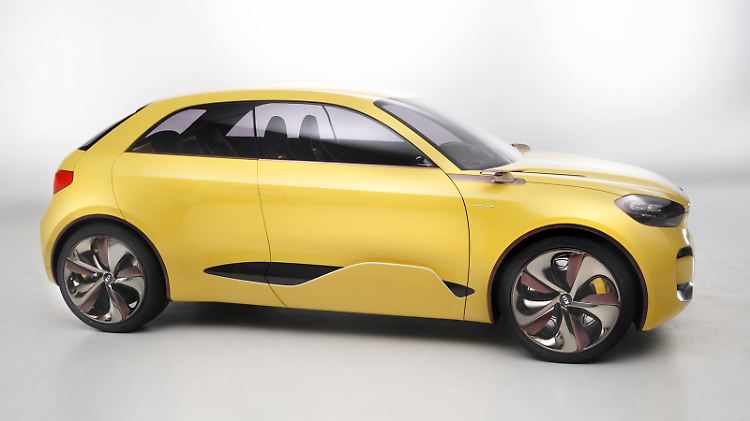 2013 stellte Kia die Studie Cub vor. Wenn der Ceed hier Anleihen nimmt, dann würde er etwas an Dynamik verlieren.
