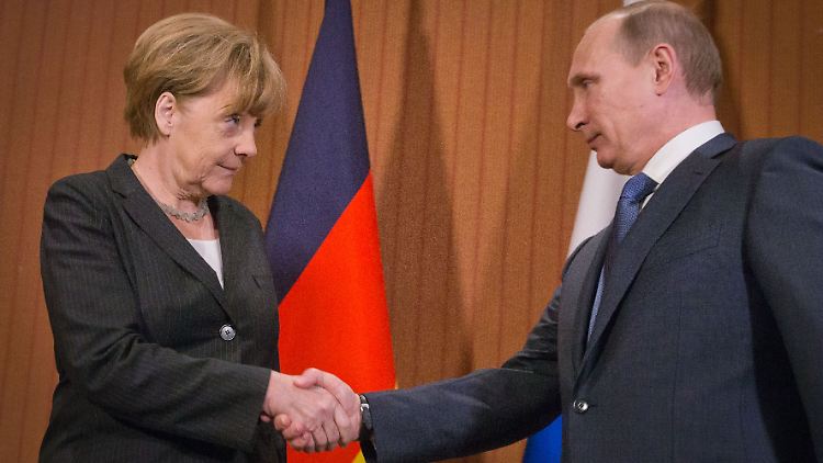 Merkel und Putin bei ihrem bislang letzten Treffen im Juni in Deauville in Frankreich.