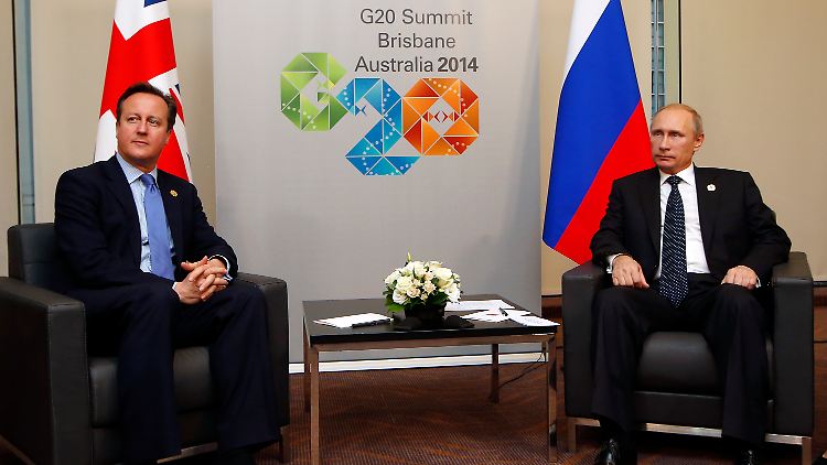 Der australische Ministerpräsident Tony Abbott und der russische Präsident Wladimir Putin.