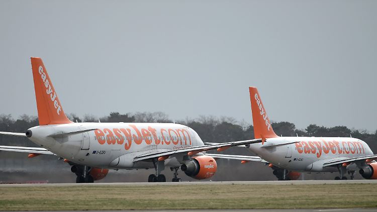 Die Easyjet-Flotte ist gut ausgelastet.