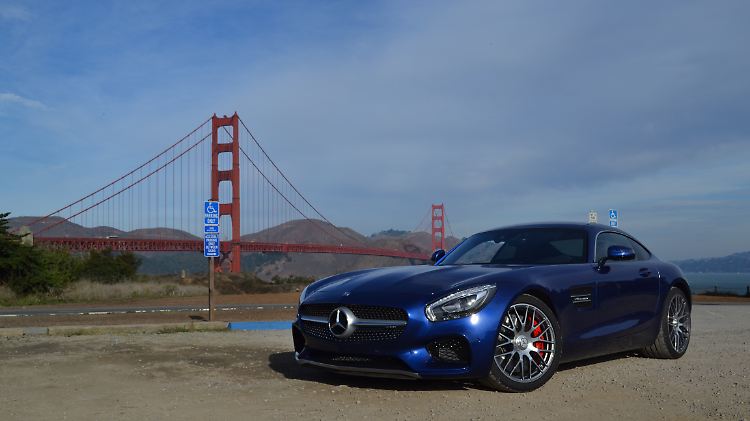 Der Mercedes-AMG GT S sieht nicht nur vor der Golden Gate Bridge in San Francisco extrem gut aus.