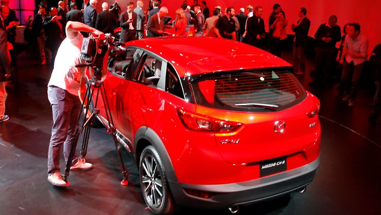 Der CX-3 ist das fünfte Modell in der neuen Designsprache "Kodo".