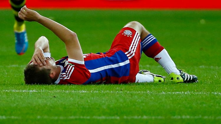 Lahm verletzte sich ohne Fremdeinwirkung.