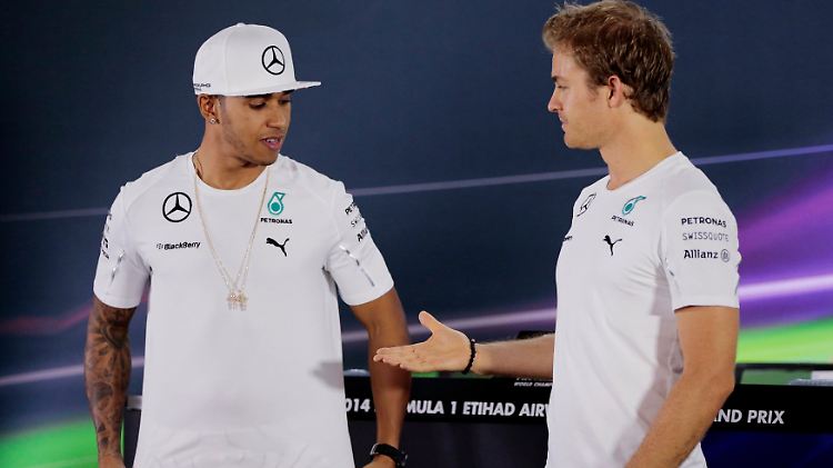 Freunde fürs Leben: Lewis Hamilton und Nico Rosberg.