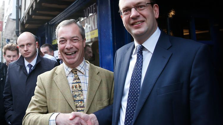 Ukip-Chef Nigel Farage (li.) und Mark Reckless.