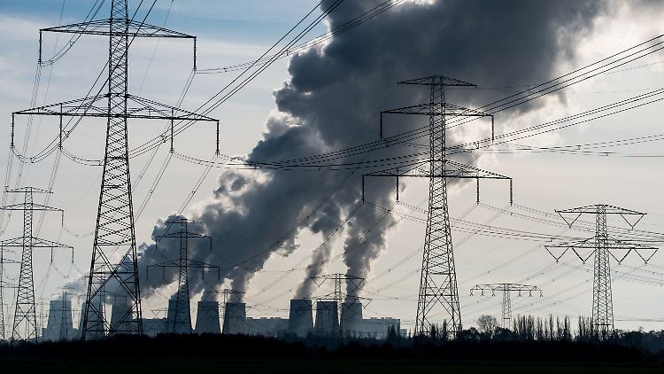 Braunkohlekraftwerk im brandenburgischen Jänschwalde.