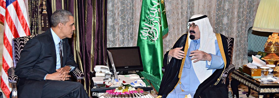 Obama besuchte den saudischen König Abdullah bin Abdul Asis im März.