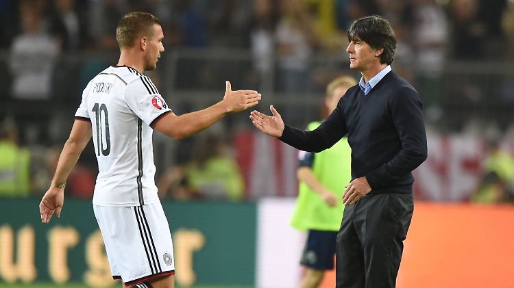 Die Frage ist nur: Lädt Joachim Löw Podolski im nächsten Jahr noch ein?