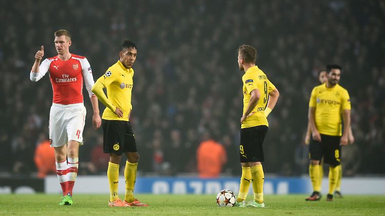 Bitterer Abend in London: Hinten kassierte der BVB gegen Arsenal das schnellste Gegentor seiner CL-Geschichte. Vorne glänzten die Dortmunder mit Ideenlosigkeit.