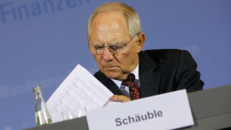 Bundesfinanzminister Schäuble vermisst konkrete Pläne aus Athen. 