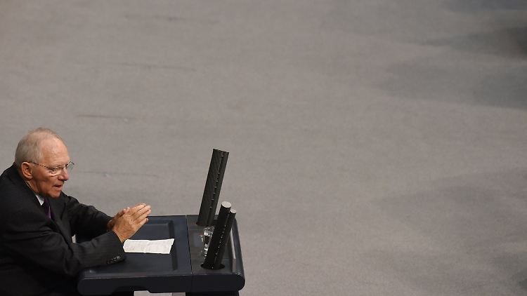 Schäuble warnt vor überzogenen Erwartungen bei einer Reform der kalten Progression.