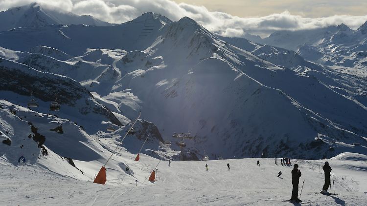 In der Silvretta Arena bei Ischgl.